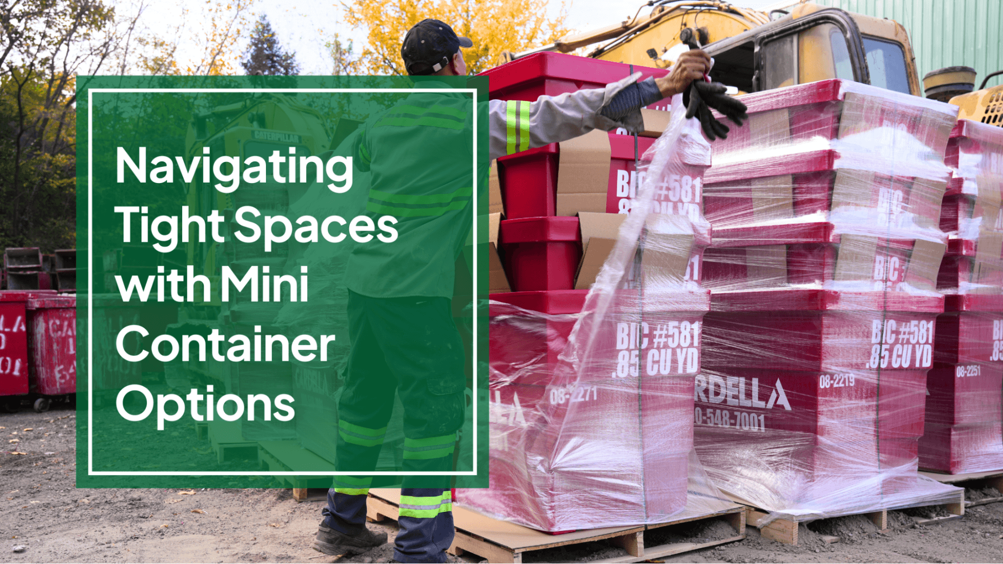 Navigating Tight Spaces with Mini Containers: Tips on selecting the right option for your construction project