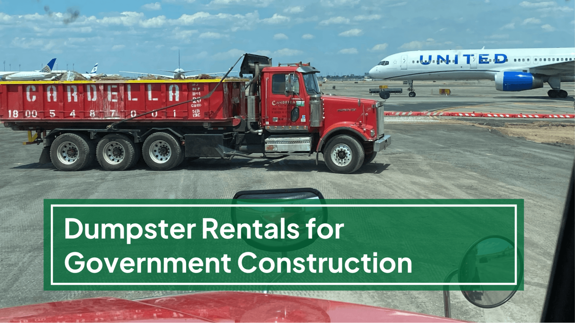 Dumpster Rentals for Government Construction