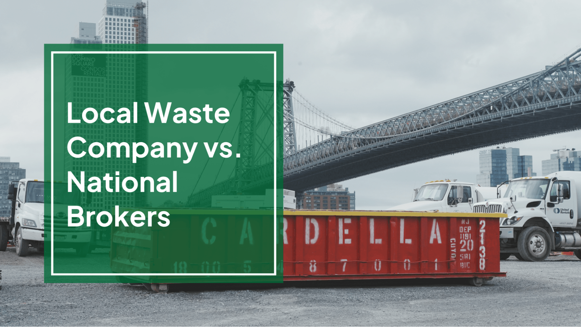 Why Local Dumpster Providers Outperform National Brokers on Construction Projects